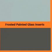 Frosted Painted Glass Inserts